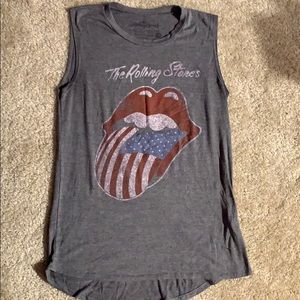 Vintage distressed Rolling Stones tank top